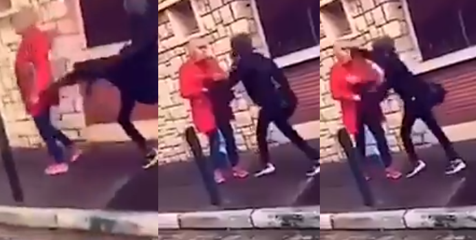 Une nouvelle grand-mère blanche humiliée et frappée au visage par une racaille de collège (vidéo)